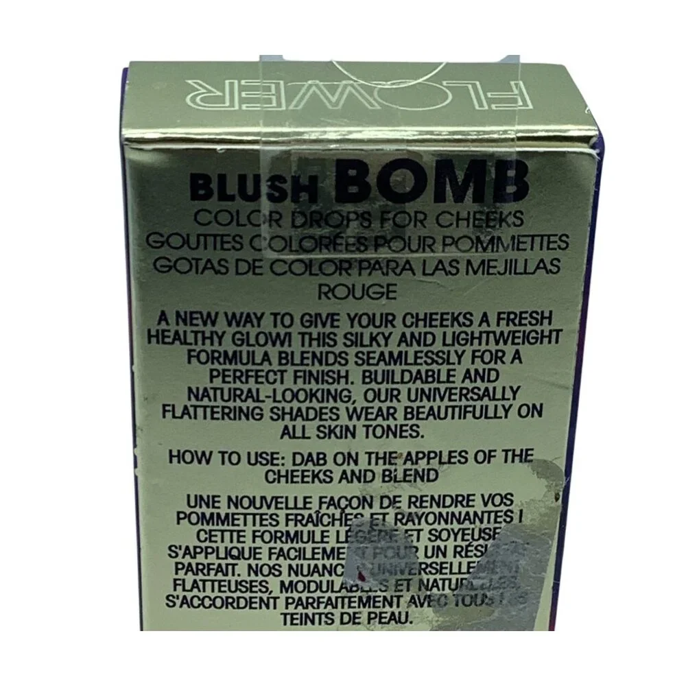 Flower Beauty Blush Bomb Color Drops BB4 Melon 0.3 Fl‎ Oz / 9mL